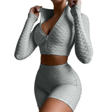 ⭐ SculptFit Curve – Seamless High Compression Yoga Set