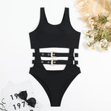 One-piece Swimsuit Waist Hollow-out Swimsuit Women