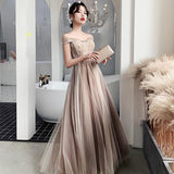 ⭐ HYAT7 Couture Glow Gown – Champagne Rose