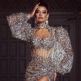 🔸 HYAT7 ✦ Divine Glimmer Gown
