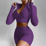 ⭐ SculptFit Curve – Seamless High Compression Yoga Set