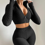 ⭐ SculptFit Curve – Seamless High Compression Yoga Set
